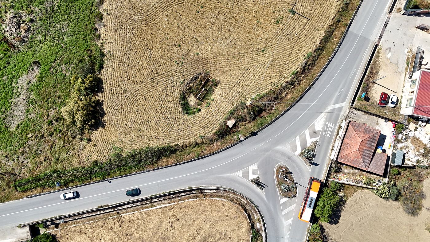 Rilievo da drone dell'area di intervento a Barrafranca